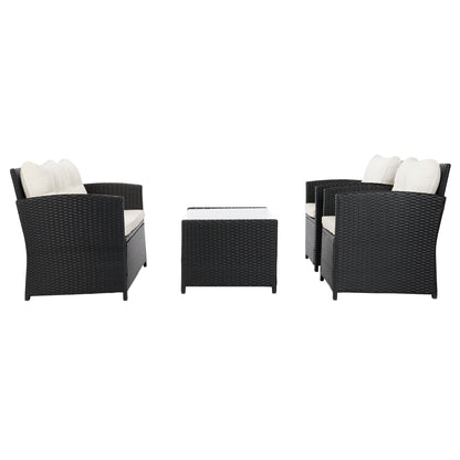 Set da giardino per conversazione SAFAVIEH Outdoor Eranda da 4 pezzi - 48L x 30P x 26A