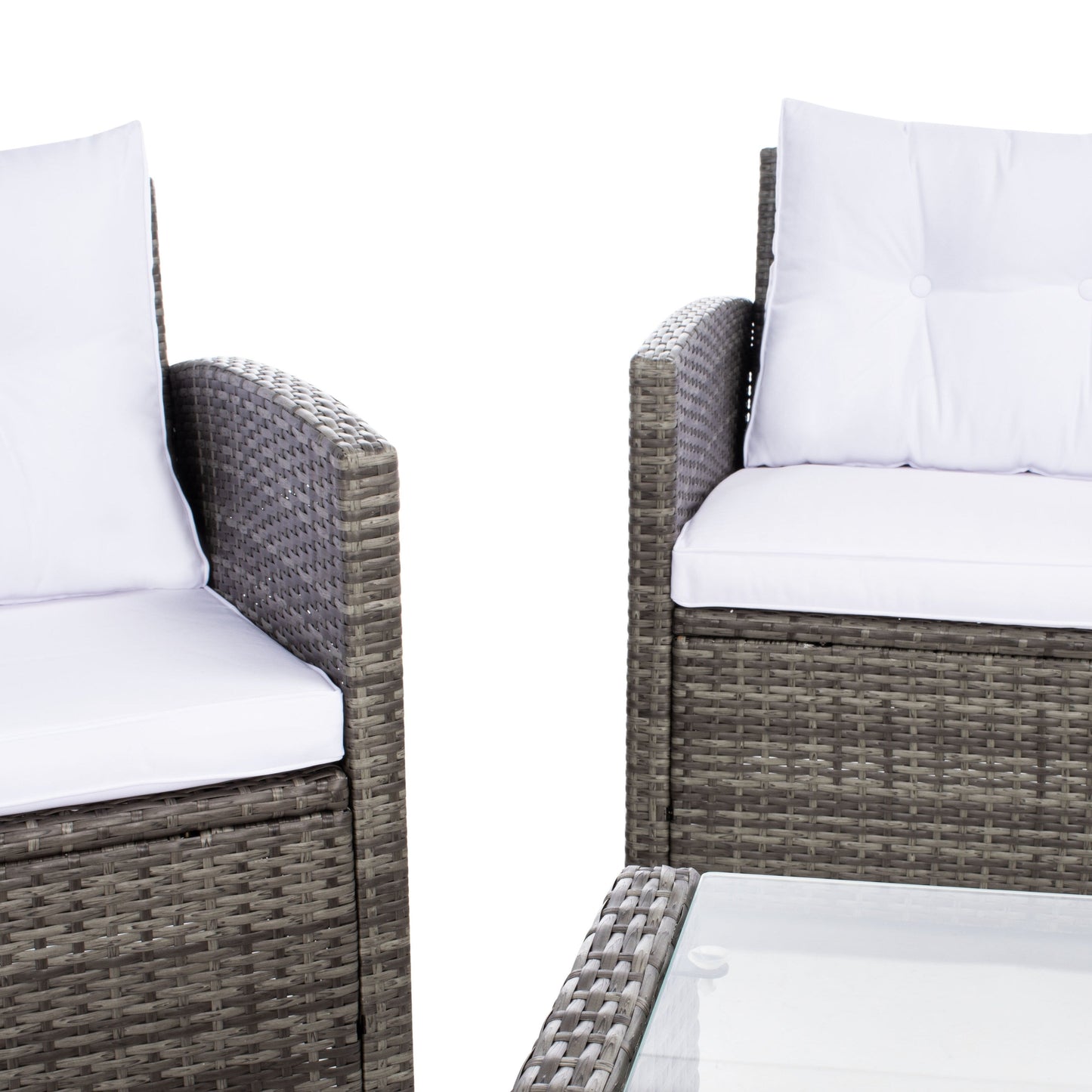 Set da giardino per conversazione SAFAVIEH Outdoor Eranda da 4 pezzi - 48L x 30P x 26A