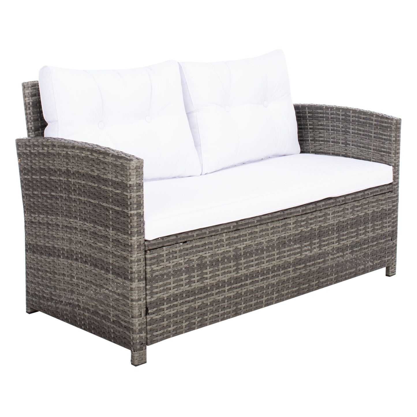 Set da giardino per conversazione SAFAVIEH Outdoor Eranda da 4 pezzi - 48L x 30P x 26A