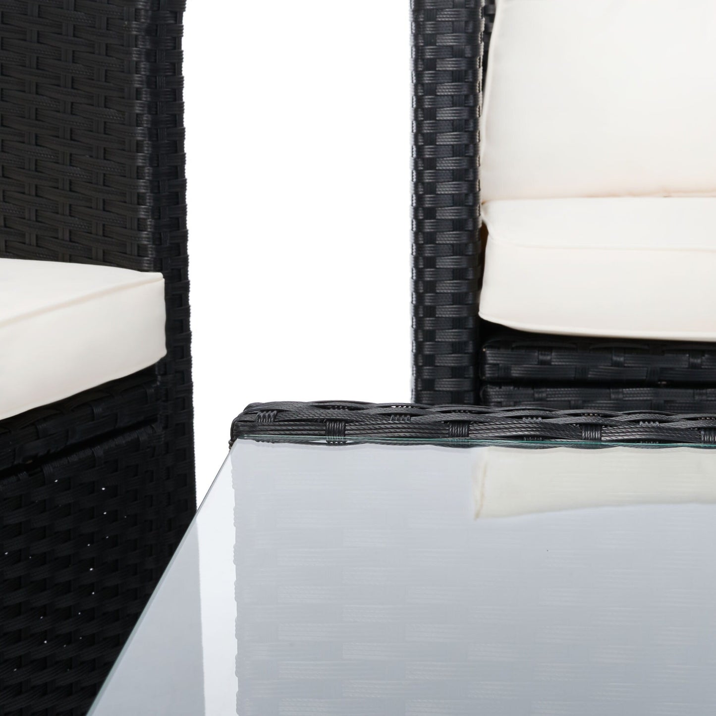 Set da giardino per conversazione SAFAVIEH Outdoor Eranda da 4 pezzi - 48L x 30P x 26A