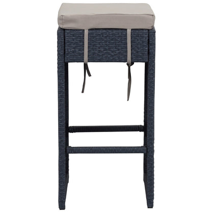 Set bar Euda da esterno SAFAVIEH (7 pezzi) - 29 Lx59 Px42 A