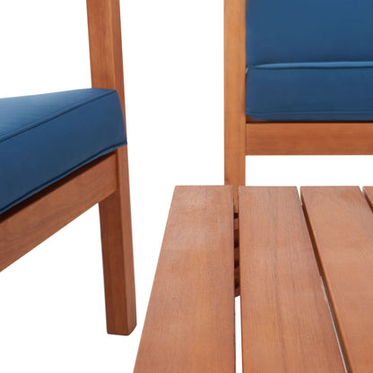 SAFAVIEH Outdoor Giana Set da soggiorno 4 pezzi - 46L x 29P x 31A