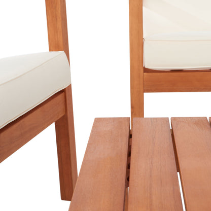 SAFAVIEH Outdoor Giana Set da soggiorno 4 pezzi - 46L x 29P x 31A