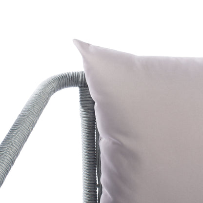 Set da giardino SAFAVIEH Jaliyah in corda grigia, 4 pezzi - 39Lx24Px15A