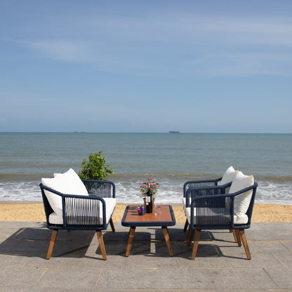 Set da giardino SAFAVIEH Jaliyah in corda grigia, 4 pezzi - 39Lx24Px15A