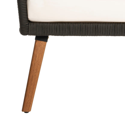 SAFAVIEH Set da soggiorno Jaliyah da esterno in corda, 4 pezzi - 39Lx25Px15A