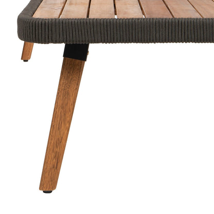 SAFAVIEH Set da soggiorno Jaliyah da esterno in corda, 4 pezzi - 39Lx25Px15A