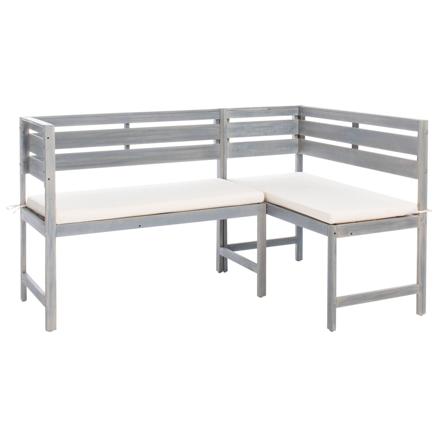 Set da salotto angolare per balcone Kenna da esterno SAFAVIEH, 3 pezzi - 39Lx19Px33A