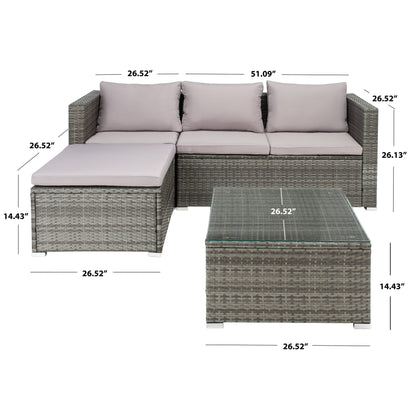 Set da giardino SAFAVIEH Outdoor Lainey da 3 pezzi - 51L x 26P x 27A