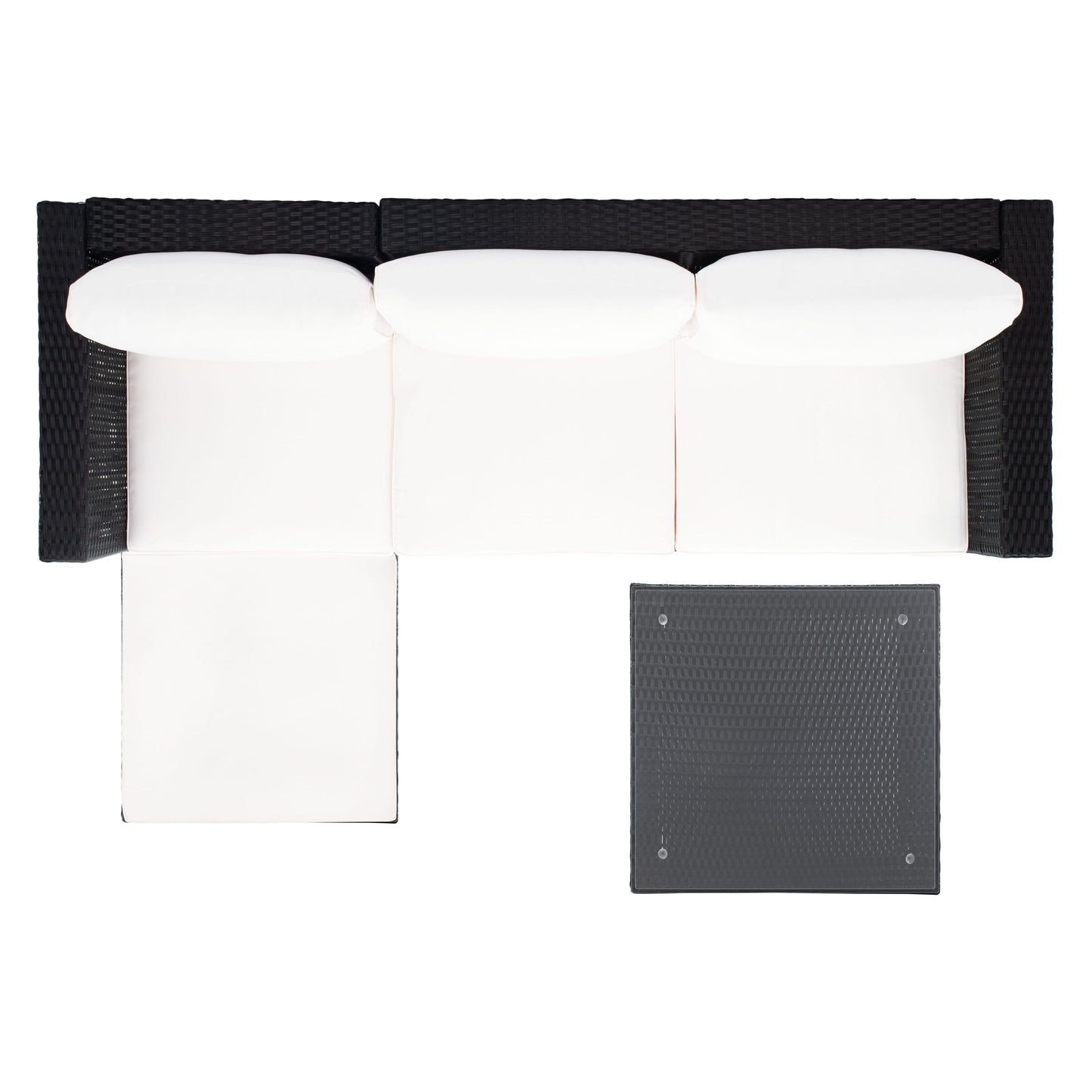 Set da giardino SAFAVIEH Outdoor Lainey da 3 pezzi - 51L x 26P x 27A