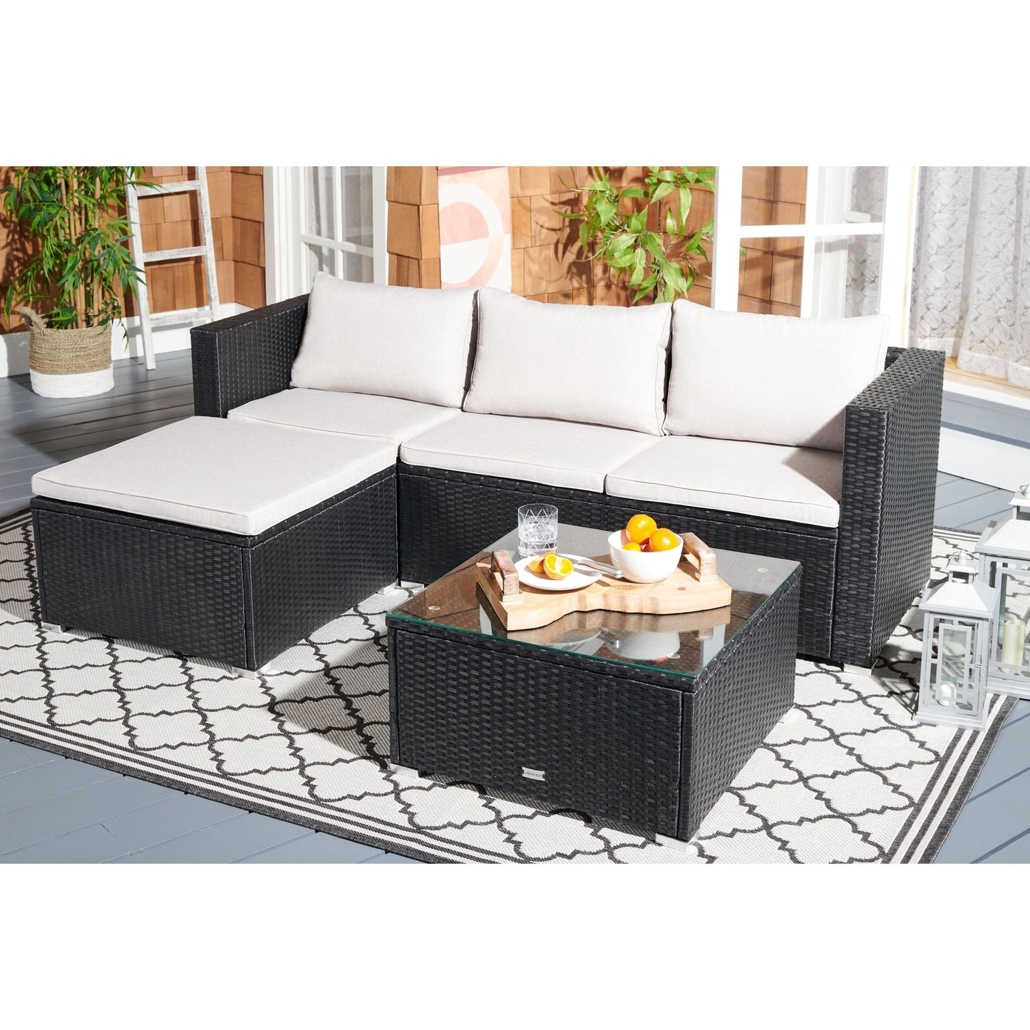 Set da giardino SAFAVIEH Outdoor Lainey da 3 pezzi - 51L x 26P x 27A