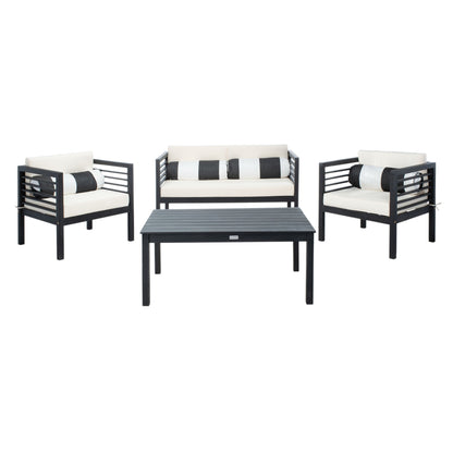 SAFAVIEH Outdoor Living Alda Set da 4 pezzi con cuscini decorativi - 51L x 26P x 26A