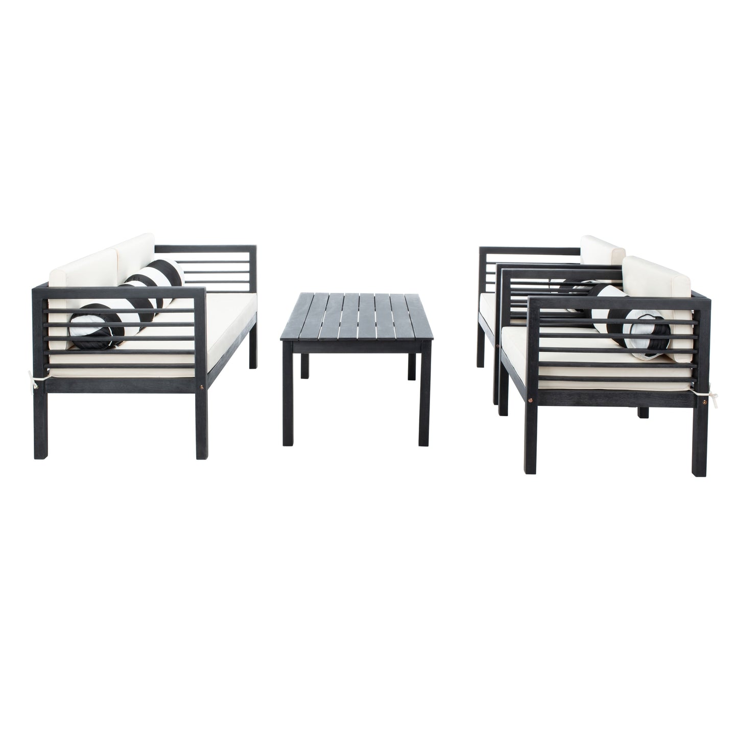 SAFAVIEH Outdoor Living Alda Set da 4 pezzi con cuscini decorativi - 51L x 26P x 26A