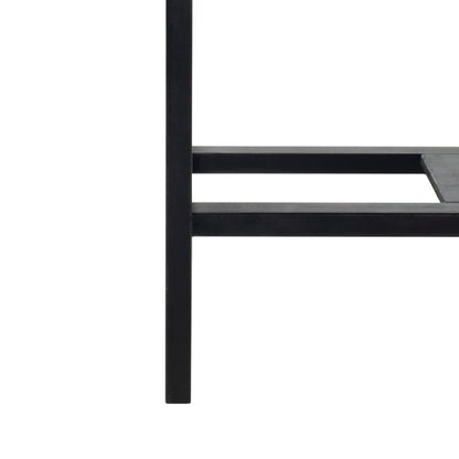 SAFAVIEH Outdoor Living Burbank Set da esterno 4 pezzi - Nero / BiancoNero - 44L x 25P x 34A