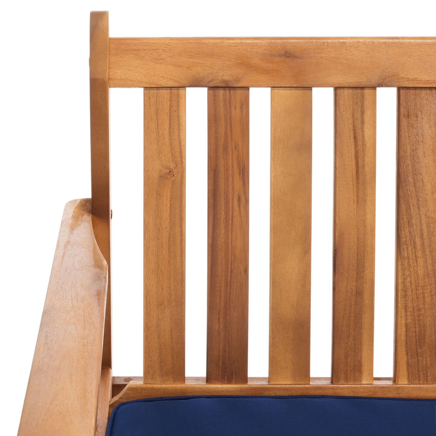 SAFAVIEH Outdoor Living Burbank Set di mobili in legno di acacia marrone da 4 pezzi - 44L x 25P x 34A