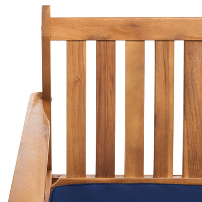 SAFAVIEH Outdoor Living Burbank Set di mobili in legno di acacia marrone da 4 pezzi - 44L x 25P x 34A