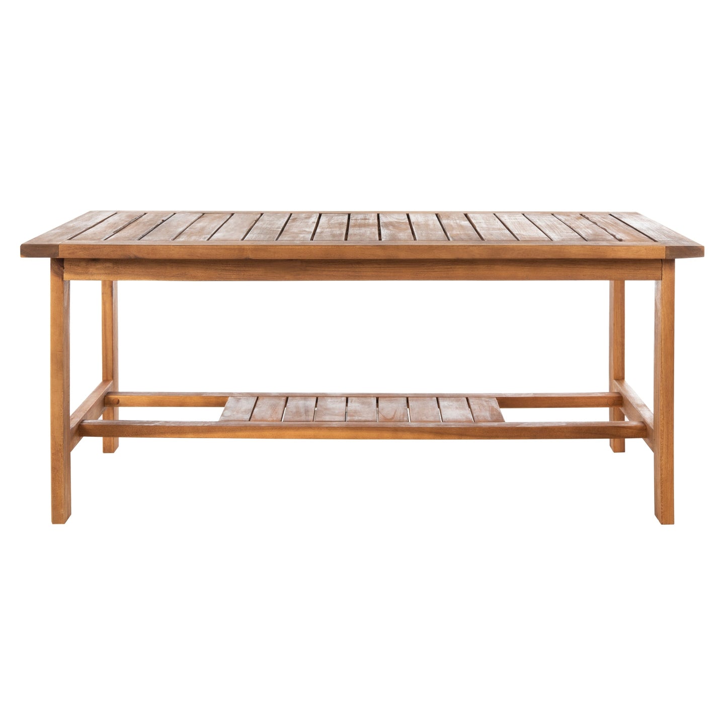 SAFAVIEH Outdoor Living Burbank Set di mobili in legno di acacia marrone da 4 pezzi - 44L x 25P x 34A