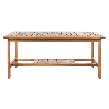 SAFAVIEH Outdoor Living Burbank Set di mobili in legno di acacia marrone da 4 pezzi - 44L x 25P x 34A