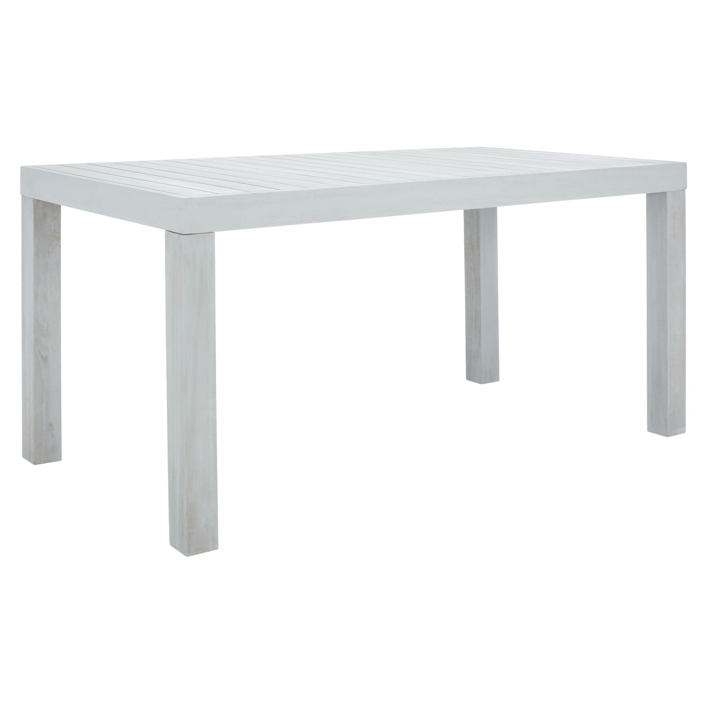 Set da pranzo SAFAVIEH Outdoor Living Dario da 3 pezzi con tavolo da 59 pollici e 2 panche senza schienale - 59L x 32P x 30A