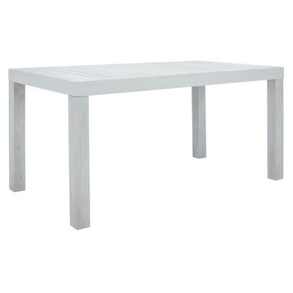 Set da pranzo SAFAVIEH Outdoor Living Dario da 3 pezzi con tavolo da 59 pollici e 2 panche senza schienale - 59L x 32P x 30A