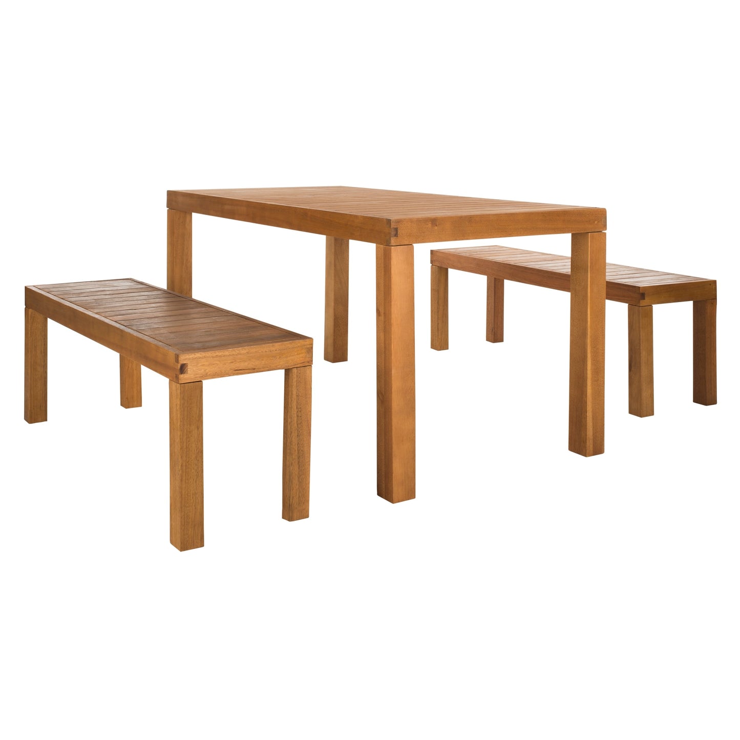 SAFAVIEH Outdoor Living Dario Set da pranzo 3 pezzi - 59L x 32P x 30A