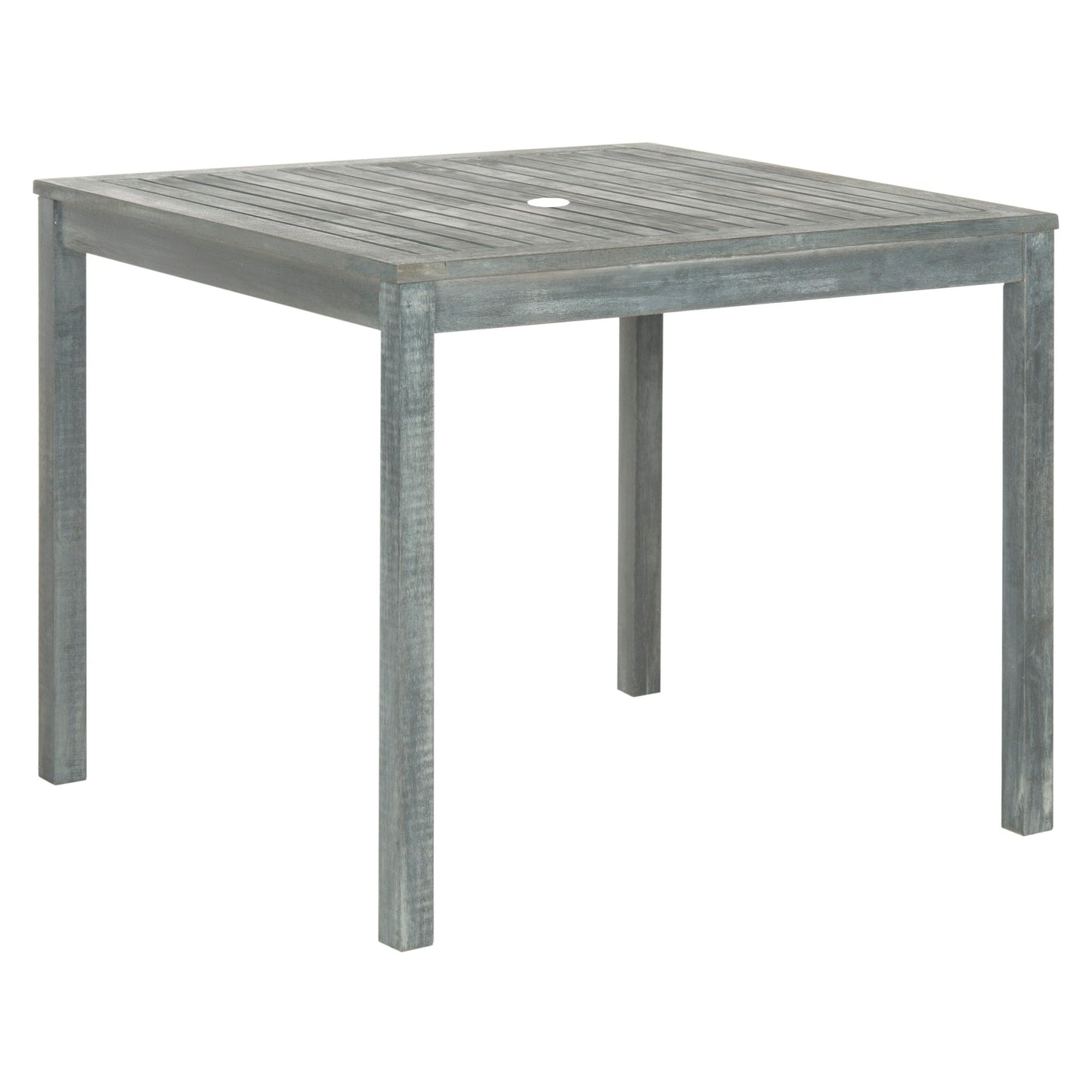 SAFAVIEH Outdoor Living Del Mar Ash Grey Acacia Wood Set da pranzo con cuscini beige da 5 pezzi - 35L x 35P x 30A