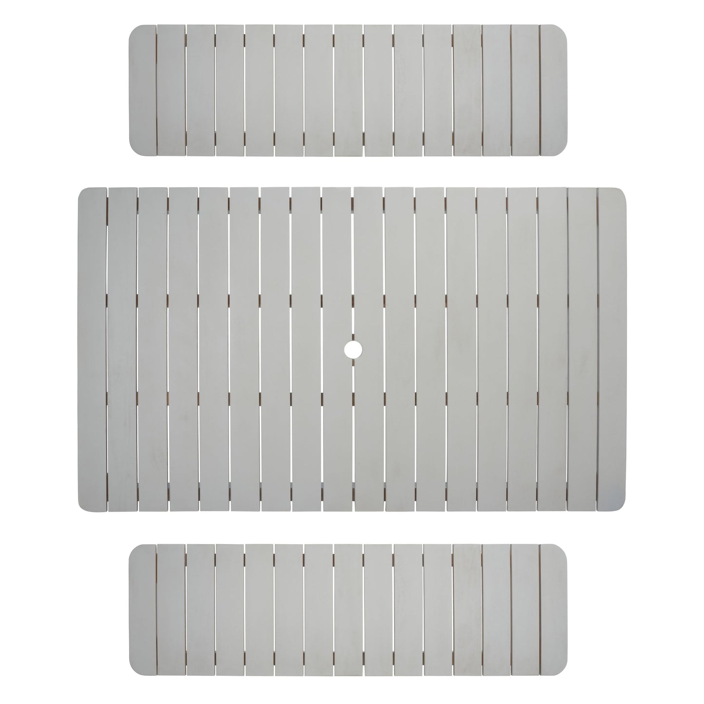 SAFAVIEH Outdoor Living Europa Set da pranzo con tavolo e 2 panche - 35L x 60P x 29A