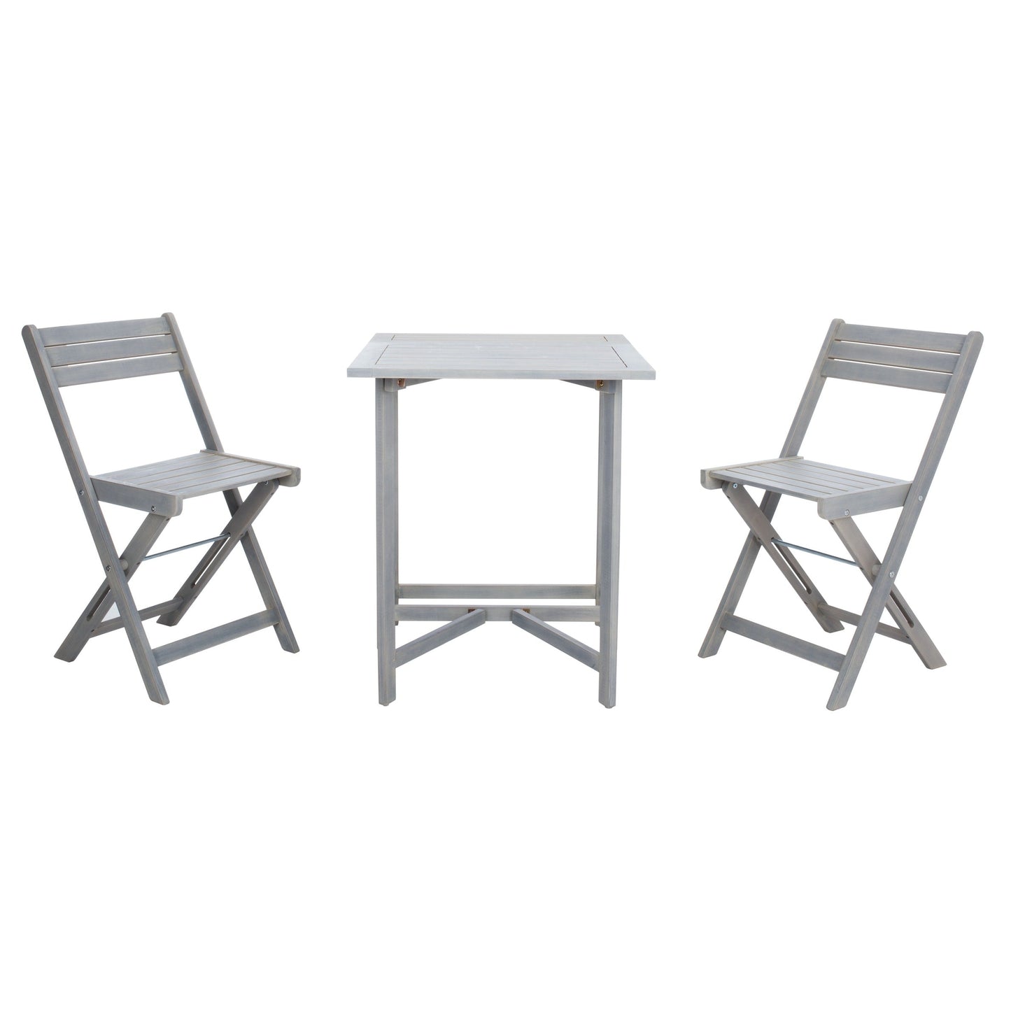 SAFAVIEH Outdoor Living Gallo Balcony Set da bistrot da balcone 3 pezzi - 16L x 19P x 30A
