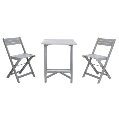 SAFAVIEH Outdoor Living Gallo Balcony Set da bistrot da balcone 3 pezzi - 16L x 19P x 30A