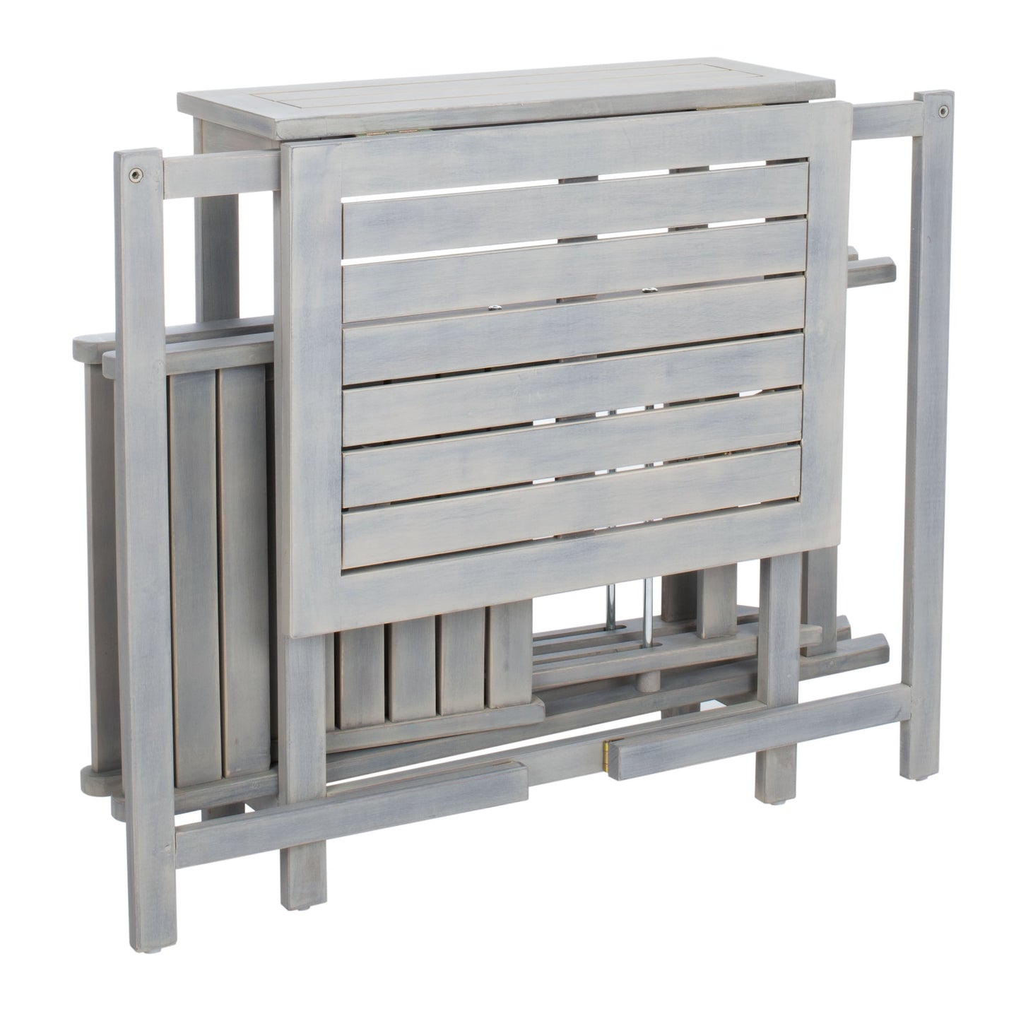 SAFAVIEH Outdoor Living Gallo Balcony Set da bistrot da balcone 3 pezzi - 16L x 19P x 30A