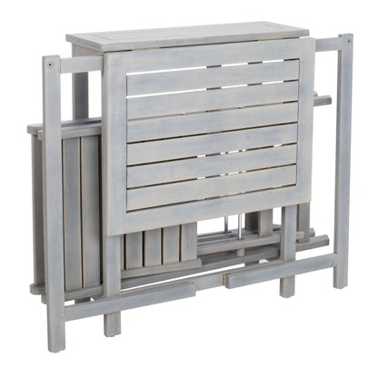 SAFAVIEH Outdoor Living Gallo Balcony Set da bistrot da balcone 3 pezzi - 16L x 19P x 30A