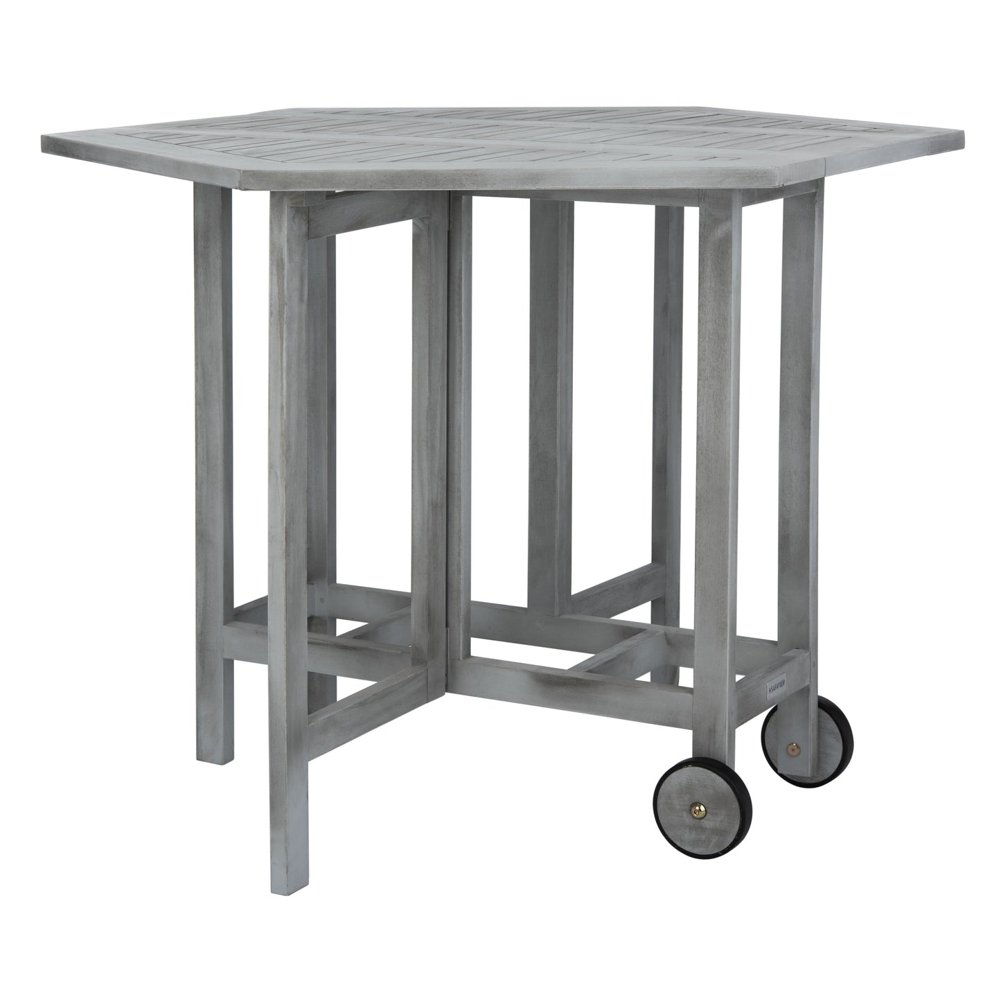 SAFAVIEH Outdoor Living Kerman Grey Wash Acacia Wood Set da pranzo 5 pezzi - 41W x 41D x 30H