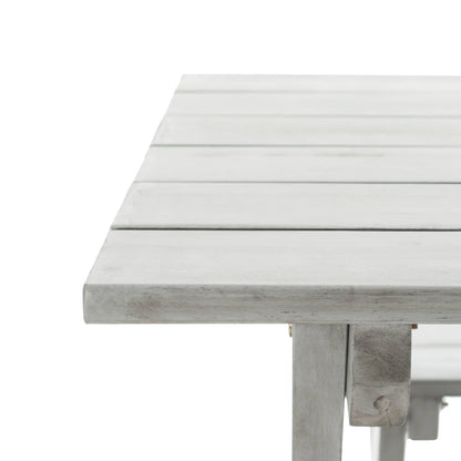 Set da pranzo con tavolo e panca SAFAVIEH Outdoor Living Marina Grey, 3 pezzi - 35L x 59P x 30A