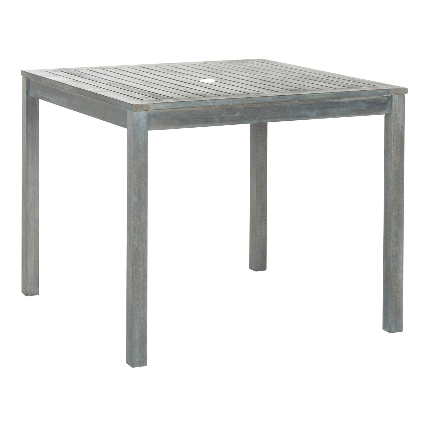 SAFAVIEH Outdoor Living Montclair Ash Grey Acacia Wood Set da pranzo con cuscini beige da 5 pezzi - 35L x 35P x 30A