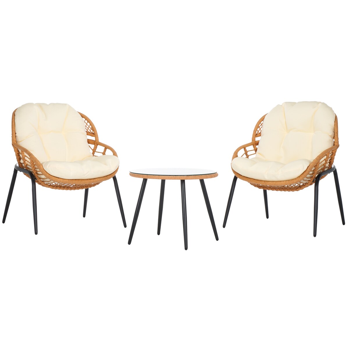 SAFAVIEH Outdoor Living Mott Set 3 pezzi - 26Lx30Px33A