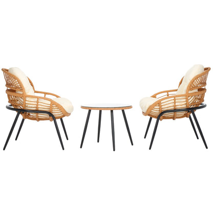 SAFAVIEH Outdoor Living Mott Set 3 pezzi - 26Lx30Px33A