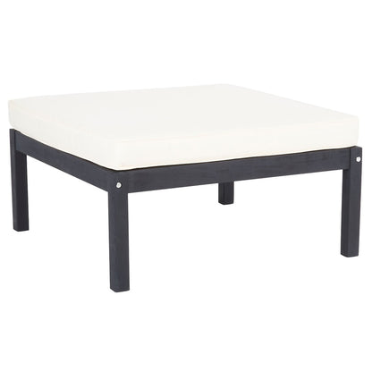 SAFAVIEH Outdoor Living Ronson Set di 5 pezzi componibili - Grigio ardesia scuro/beige - 27L x 27P x 27A