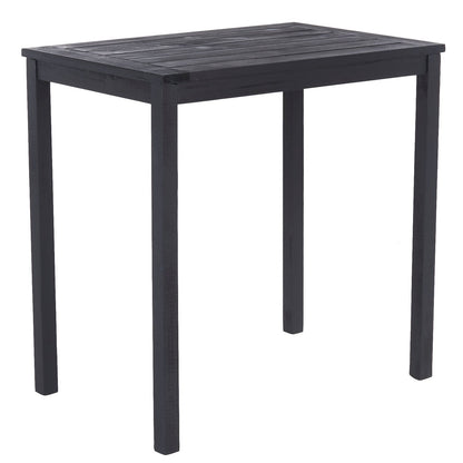 SAFAVIEH Outdoor Living Ronson Set di 5 pezzi componibili - Grigio ardesia scuro/beige - 27L x 27P x 27A