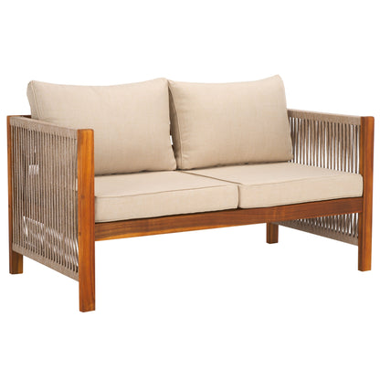 SAFAVIEH Set da soggiorno Roya da 4 pezzi per mobili da esterno - 52L x 26P x 25A