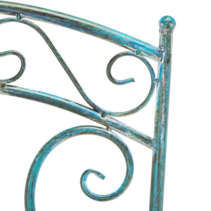 SAFAVIEH Outdoor Living Semly Victorian Iron Set da bistrot da patio, 3 pezzi - 17L x 21P x 36A