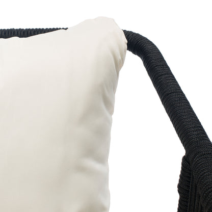 SAFAVIEH Outdoor Living Torsla Set da patio in corda da 4 pezzi - 52L x 26P x 30A