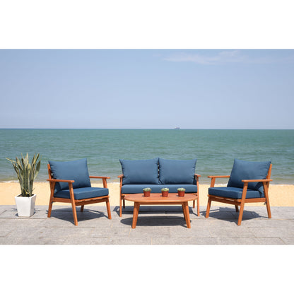 Set da giardino per conversazione SAFAVIEH Outdoor Lupe, 4 pezzi - 49L x 31P x 30A