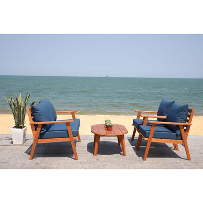 Set da giardino per conversazione SAFAVIEH Outdoor Lupe, 4 pezzi - 49L x 31P x 30A