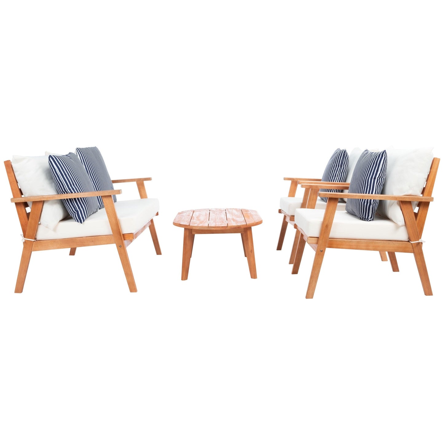 Set da giardino per conversazione SAFAVIEH Outdoor Lupe, 4 pezzi - 49L x 31P x 30A