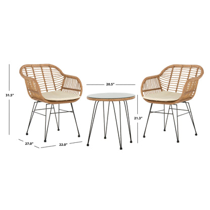 Set da salotto da esterno SAFAVIEH Montserrat, 3 pezzi - 22Lx27Px32A