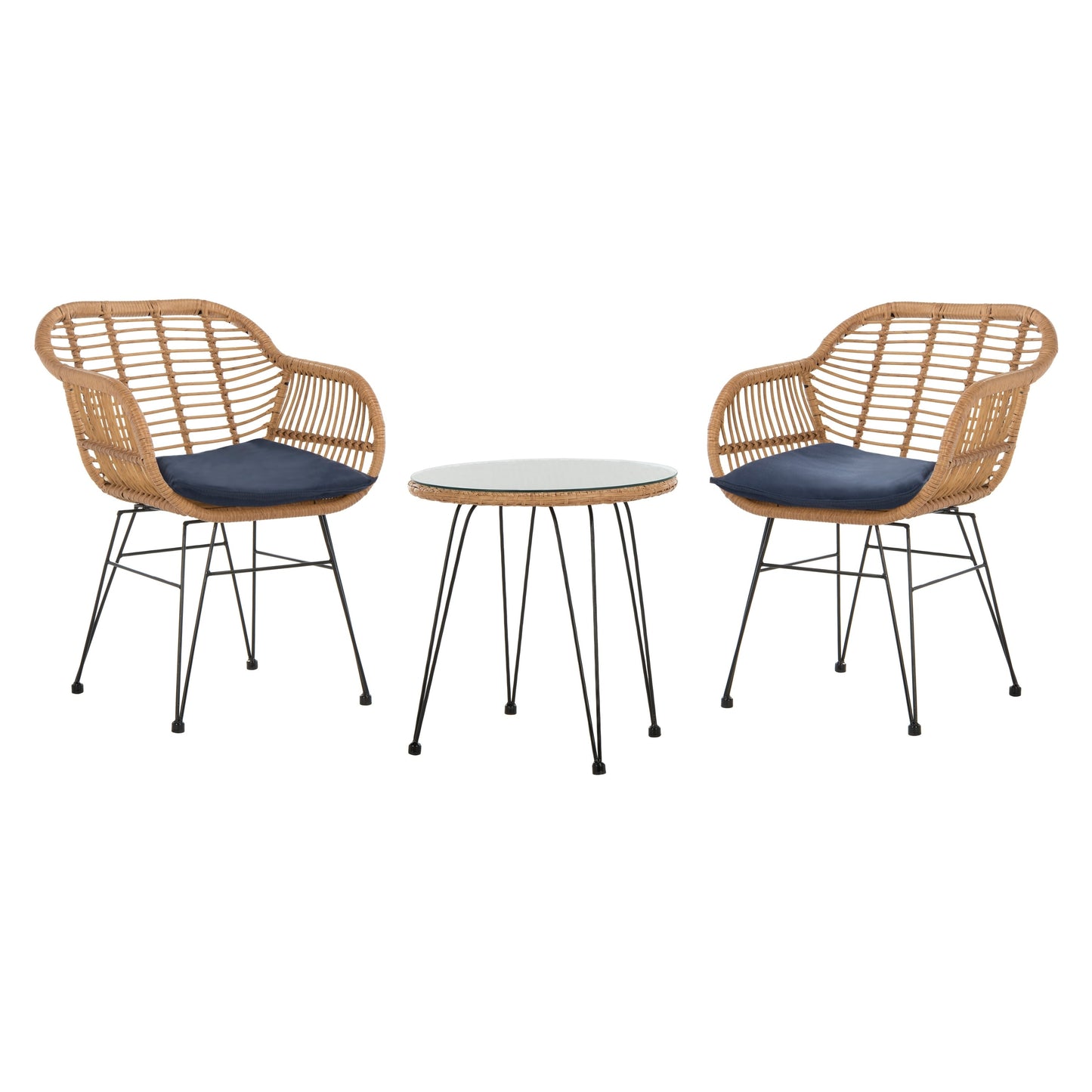 Set da salotto da esterno SAFAVIEH Montserrat, 3 pezzi - 22Lx27Px32A