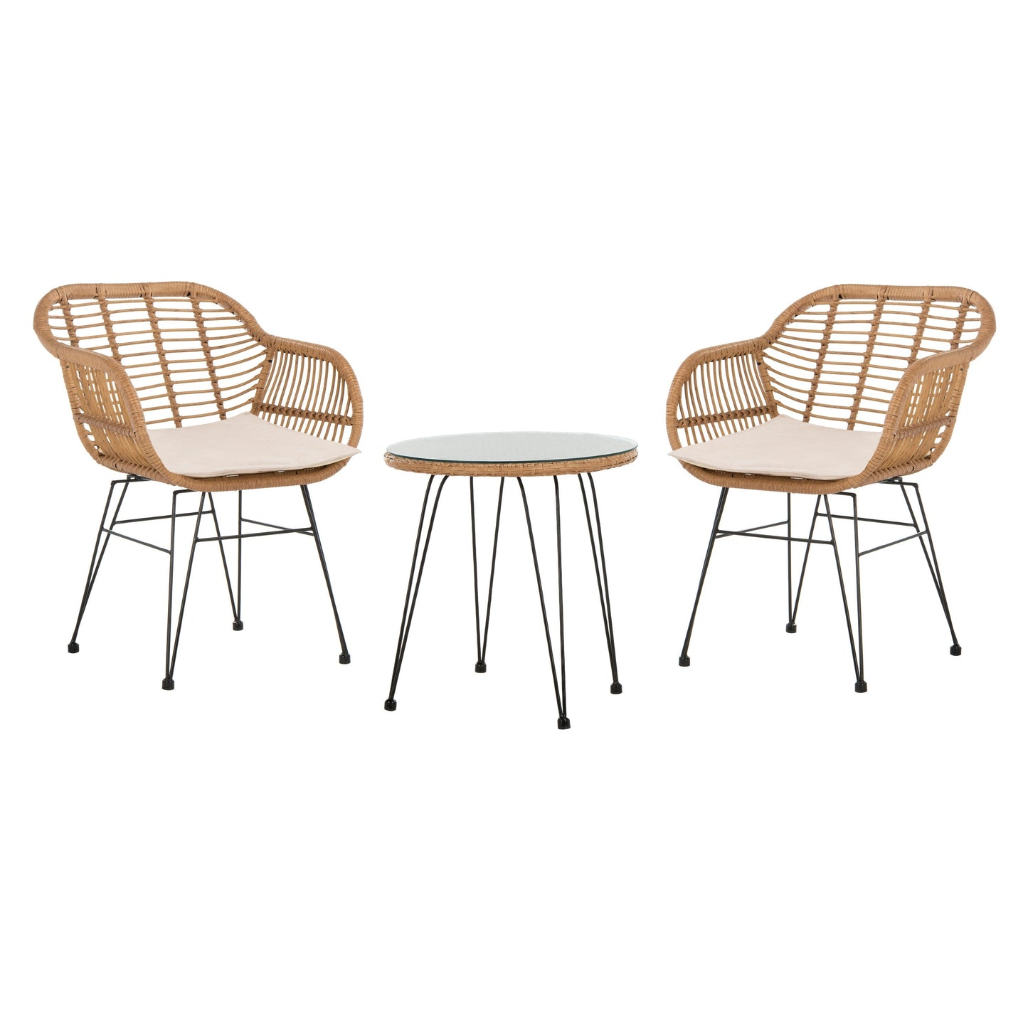 Set da salotto da esterno SAFAVIEH Montserrat, 3 pezzi - 22Lx27Px32A