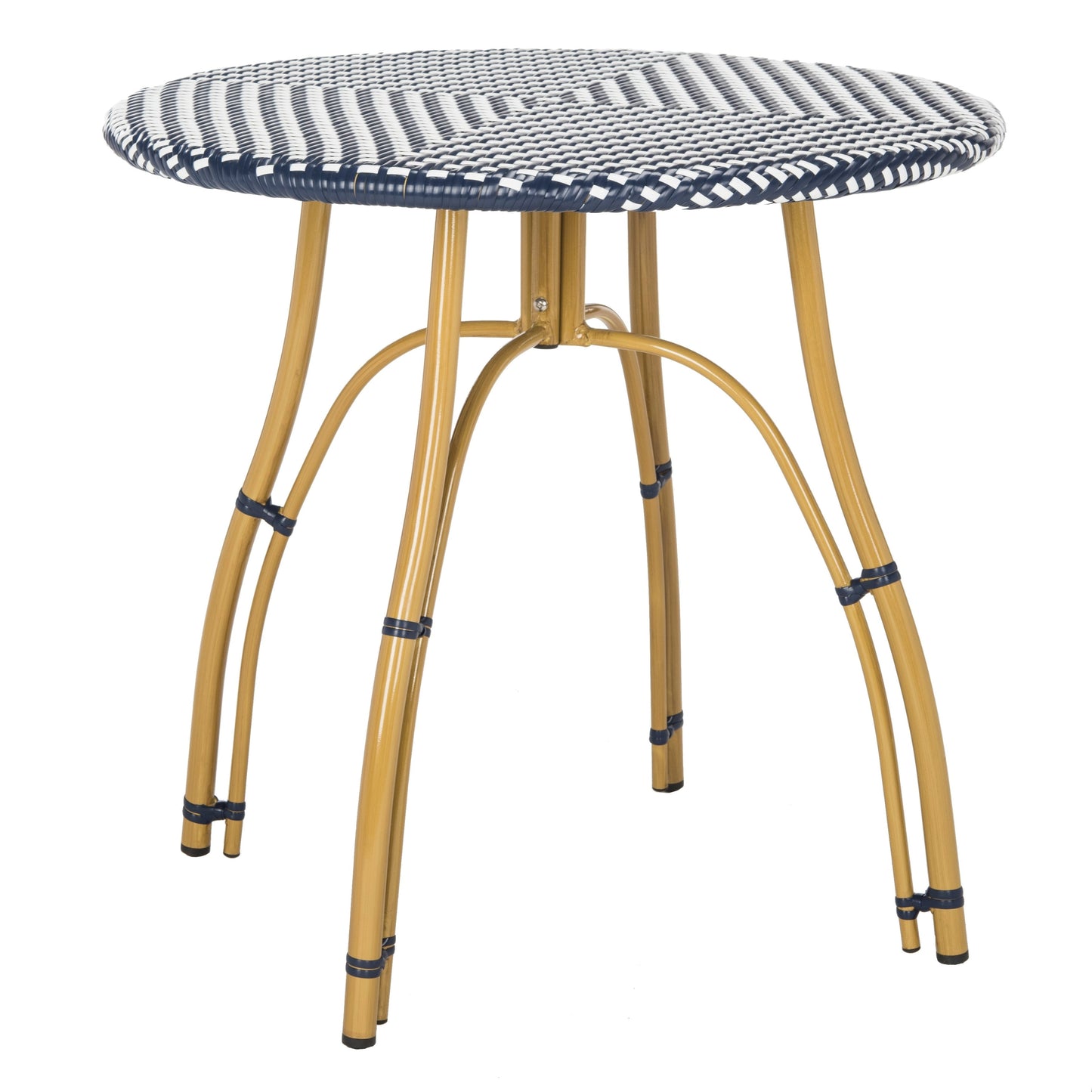 Tavolo da bistrot in rattan Myah da esterno SAFAVIEH - 31,5 L x 31,5 L x 30 A - 32 L x 32 P x 30 A