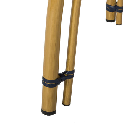 Tavolo da bistrot in rattan Myah da esterno SAFAVIEH - 31,5 L x 31,5 L x 30 A - 32 L x 32 P x 30 A