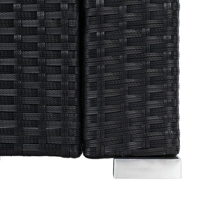 Set da patio in vimini SAFAVIEH per esterni Natalee, 4 pezzi - 50L x 27P x 28A